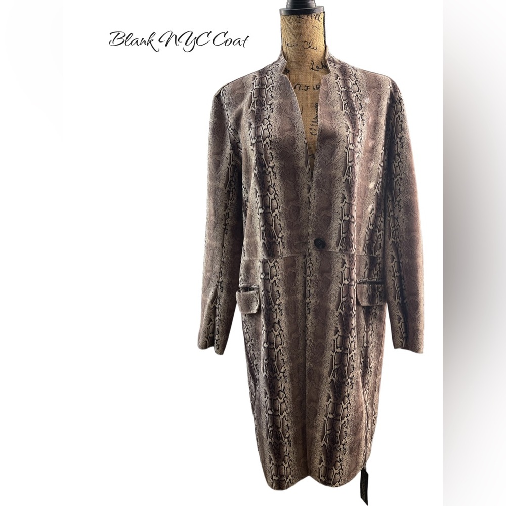 Snake Charmer Suede Coat